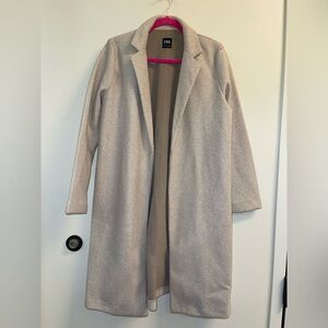 Zara Long Beige Shacket Sweater Coat Neutral Size large